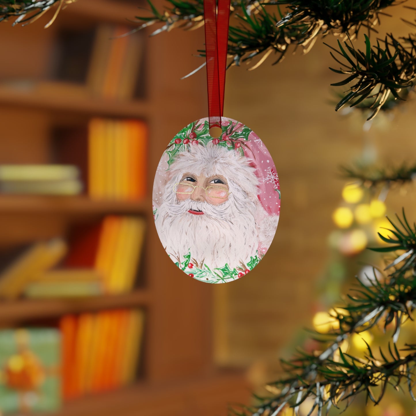 2024 PINK SANTA (Christmas Ornament)