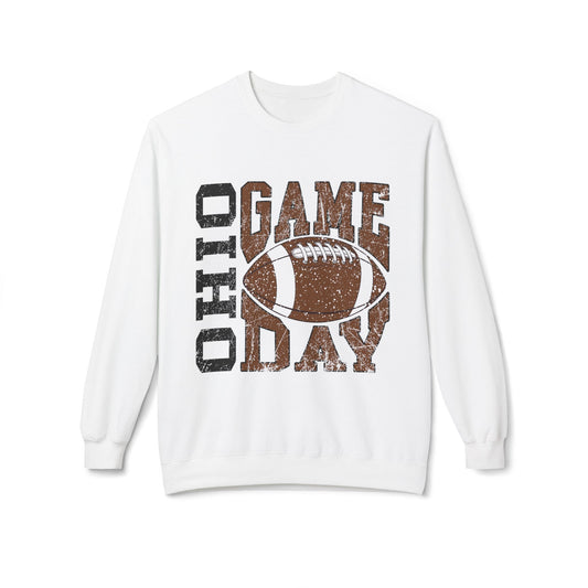 Ohio Game Day Sweatshirt, Unisex Crewneck Fleece
