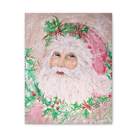2024 PINK SANTA (Print on Canvas)