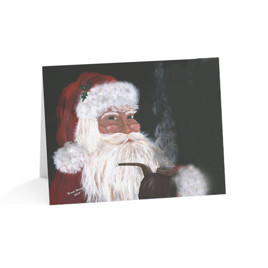Artsie Aubrey's 2008 Smokin' Santa Christmas Card