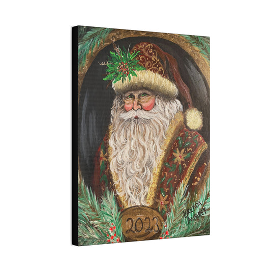 2023 Santa Claus Canvas Art