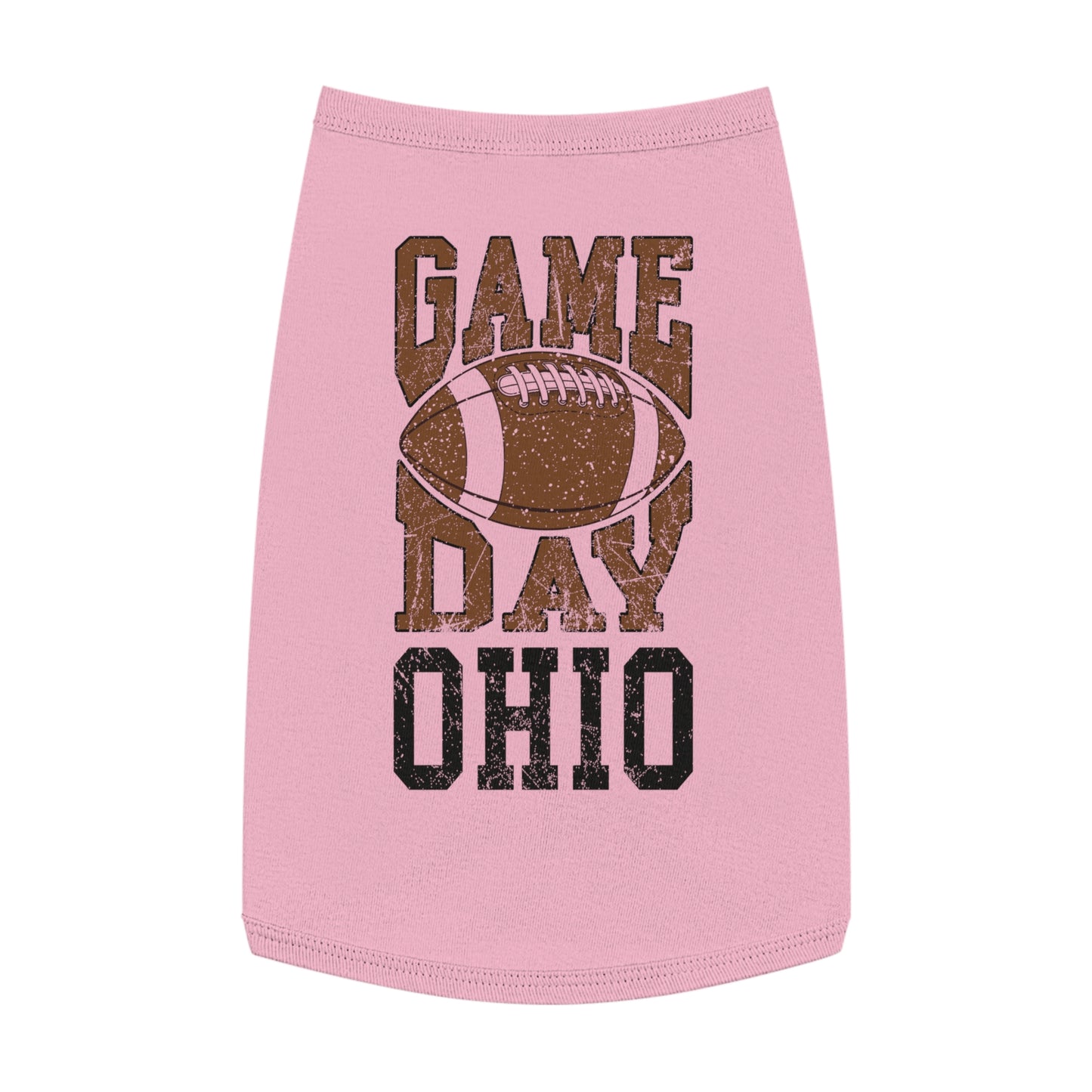 Game Day Pet Tank Top, Dog Apparel, Football Themed Shirt