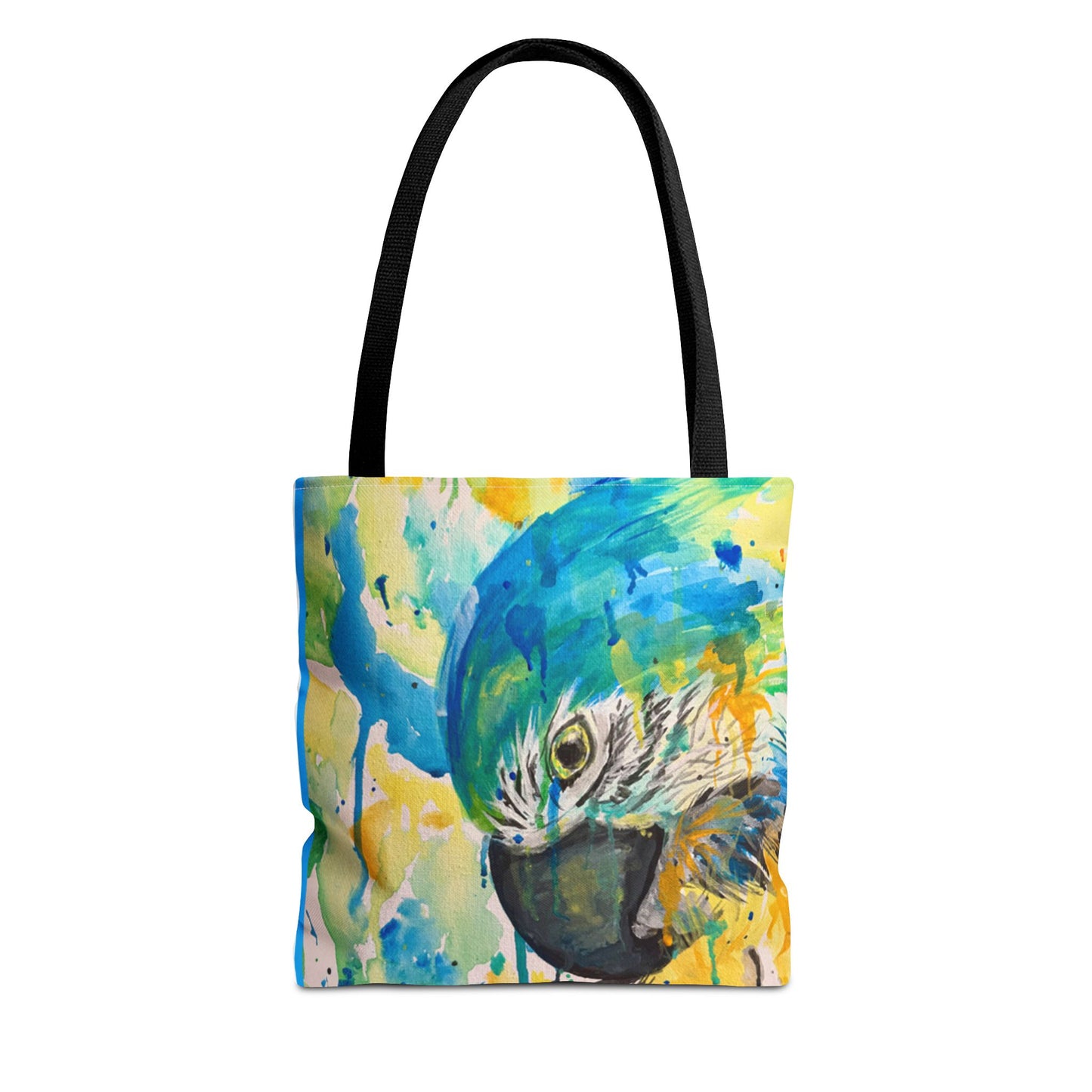 Splash of Color Parrot Tote Bag Collection