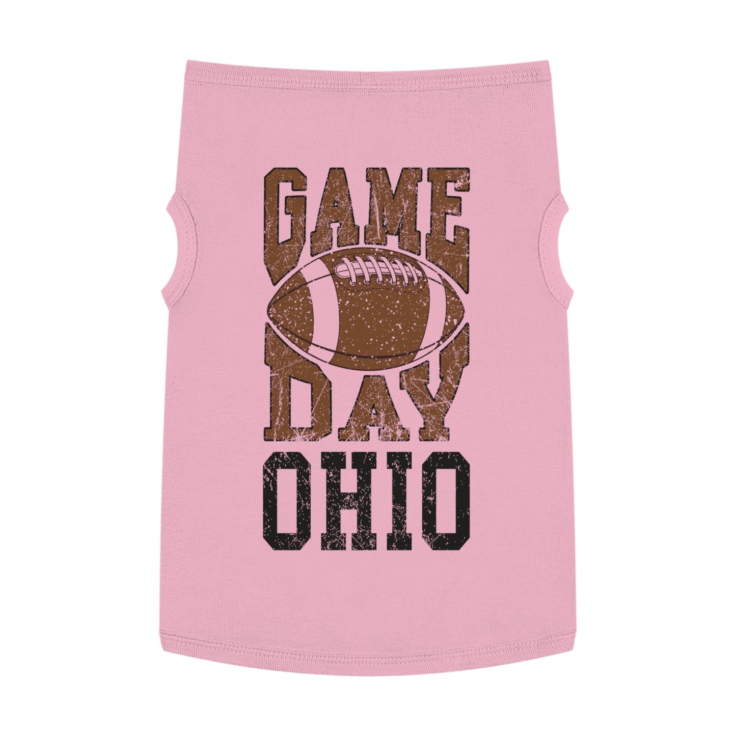 Game Day Pet Tank Top, Dog Apparel, Football Themed Shirt