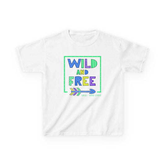 Wild and Free Kids Tee, Youth T-Shirt