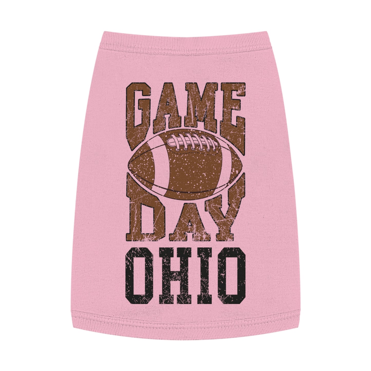 Game Day Pet Tank Top, Dog Apparel, Football Themed Shirt