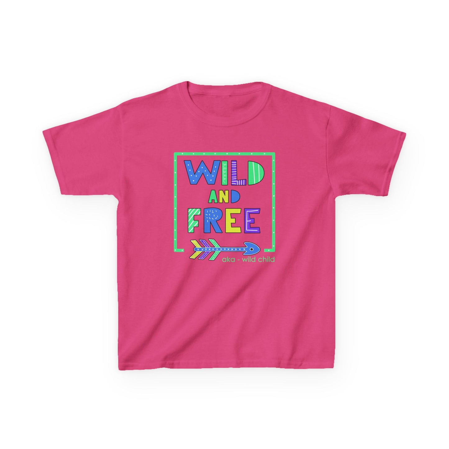 Wild and Free Kids Tee, Youth T-Shirt