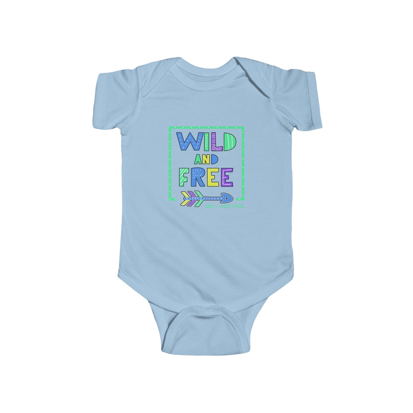 Wild and Free Infant Bodysuit