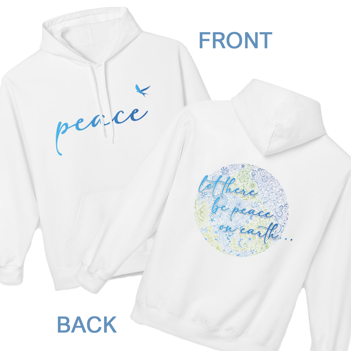 Let there be peace on earth | Unisex Peace Hoodie, Cozy Sweatshirt