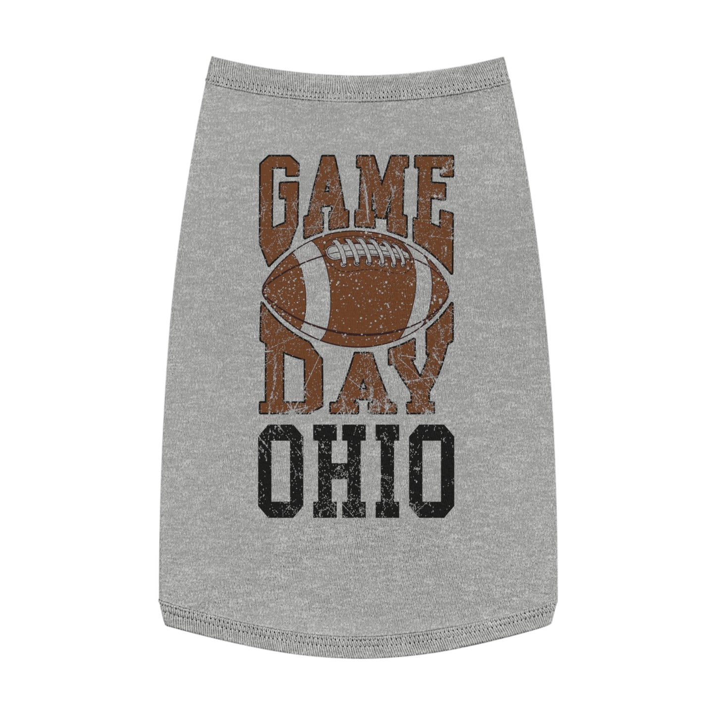 Game Day Pet Tank Top, Dog Apparel, Football Themed Shirt