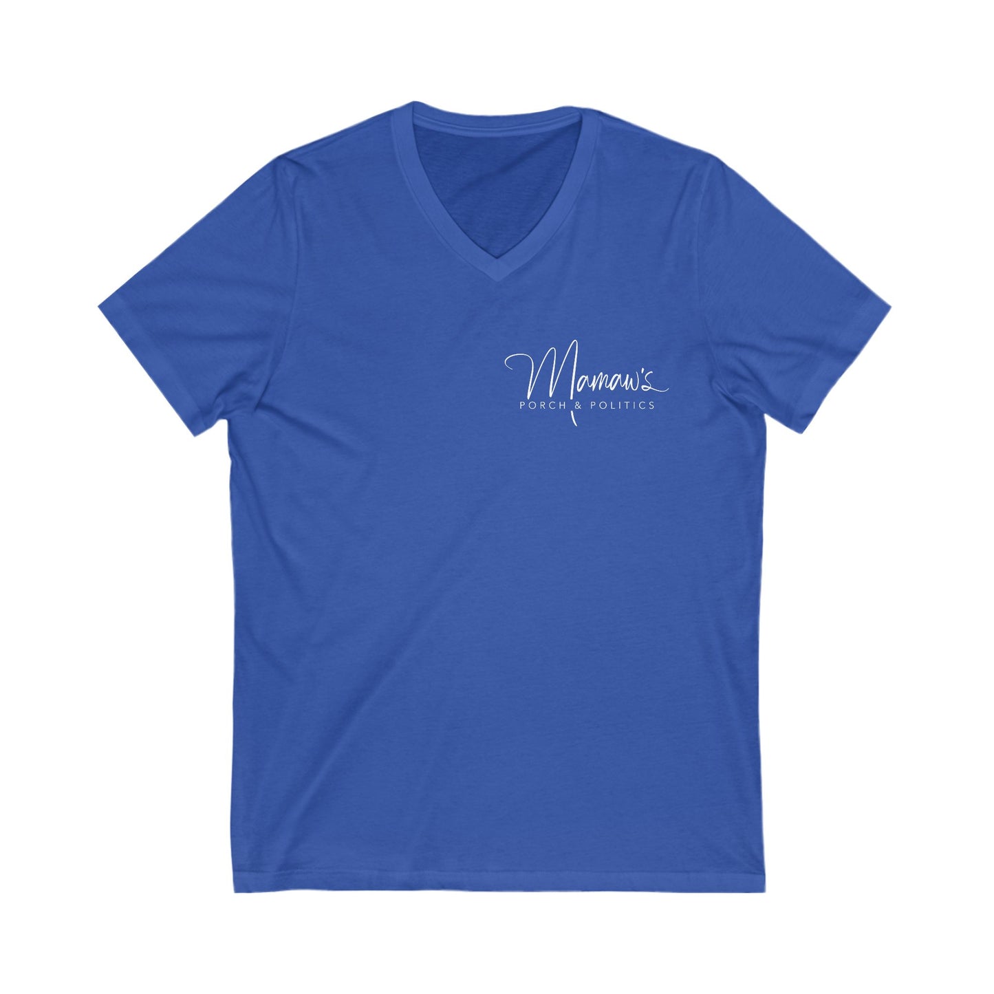 Mamaw's Porch N' Politics (front), "Stay Salty" (back) Unisex Shirt,