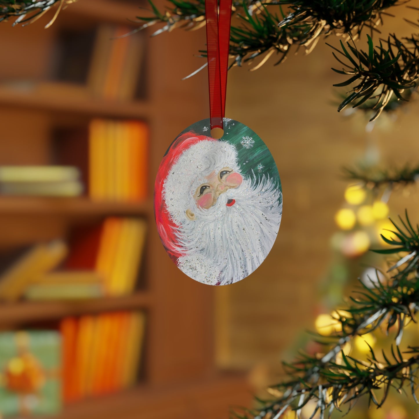 2021 SNOWFLAKE SANTA (Christmas Ornament)