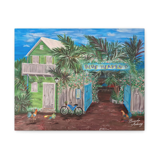 Blue Heaven Memory Matte Canvas Art Print