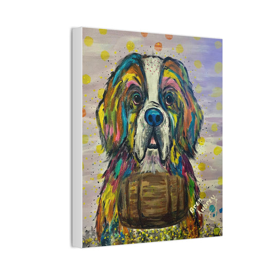 Pop Art Pup Canvas Art,