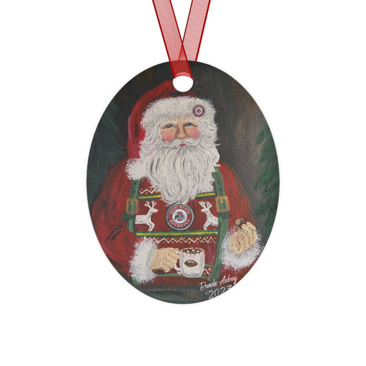 2023 BUCKEYES & SUSPENDERS SANTA (Christmas Ornament)