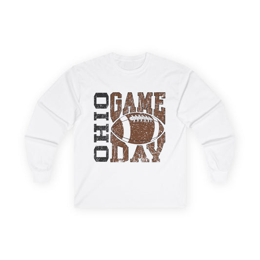 Ohio Game Day Long Sleeve Tee | Perfect for Tailgating