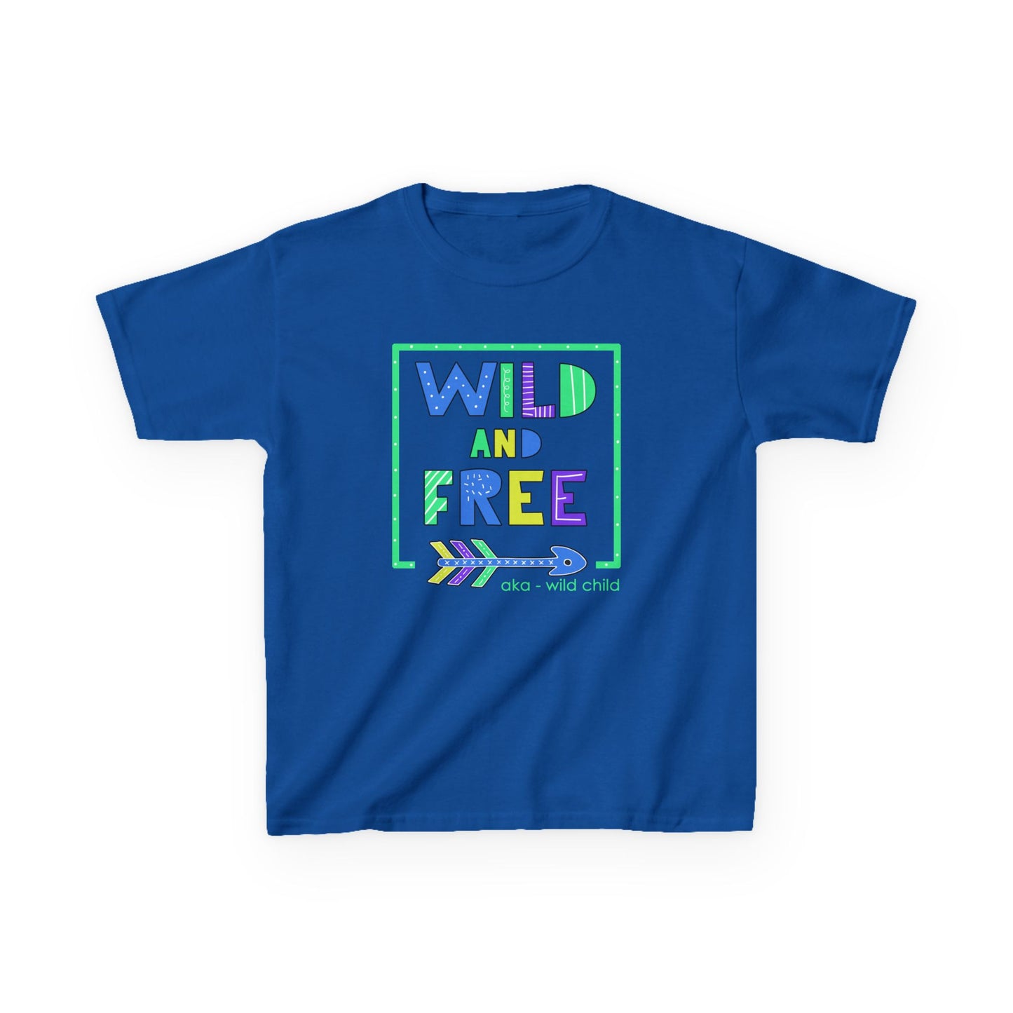 Wild and Free Kids Tee, Youth T-Shirt