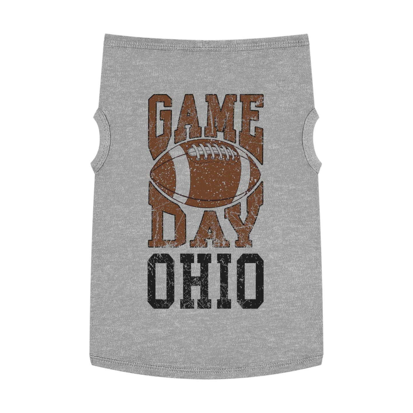 Game Day Pet Tank Top, Dog Apparel, Football Themed Shirt