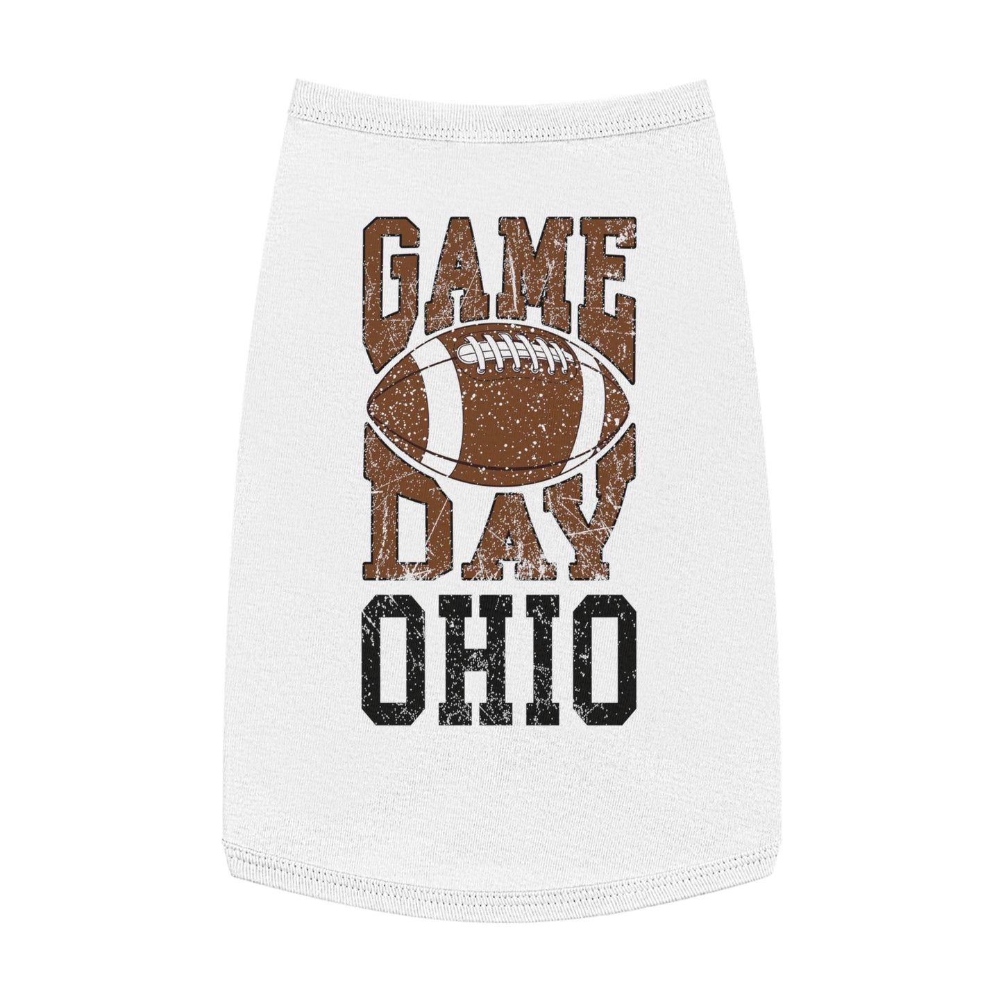 Game Day Pet Tank Top, Dog Apparel, Football Themed Shirt