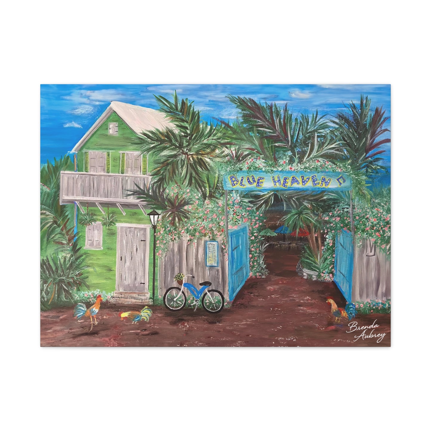 Blue Heaven Memory Matte Canvas Art Print