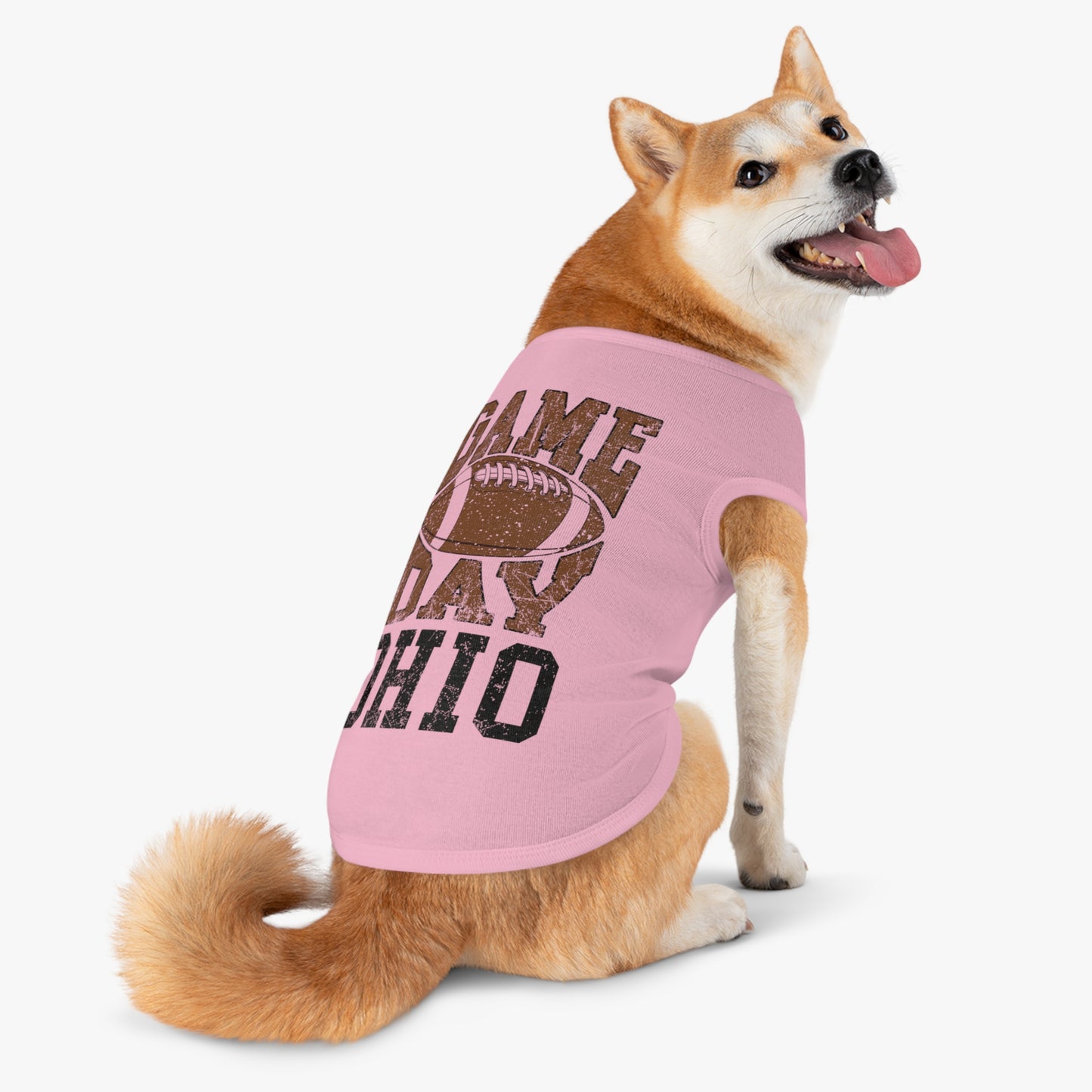Game Day Pet Tank Top, Dog Apparel, Football Themed Shirt