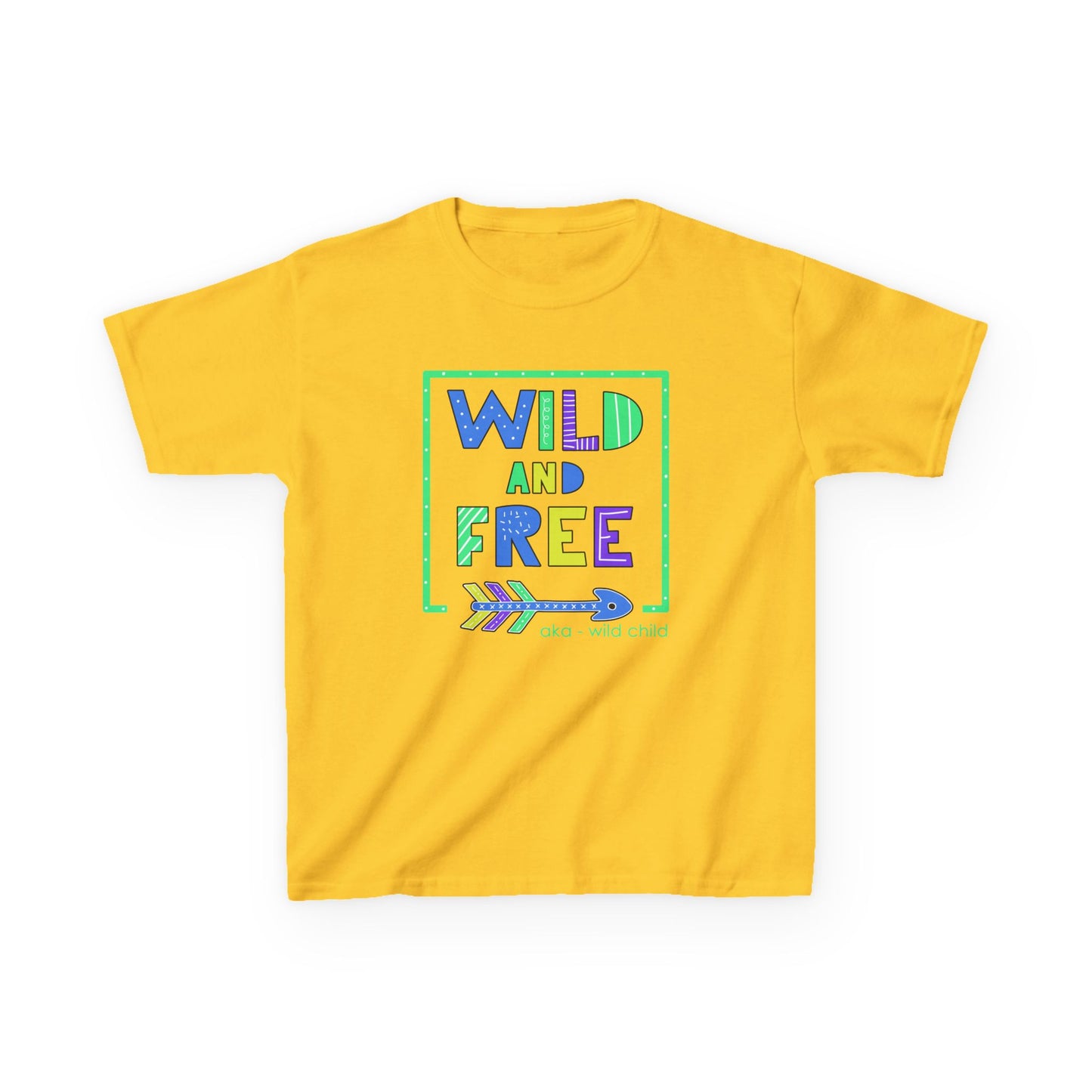 Wild and Free Kids Tee, Youth T-Shirt