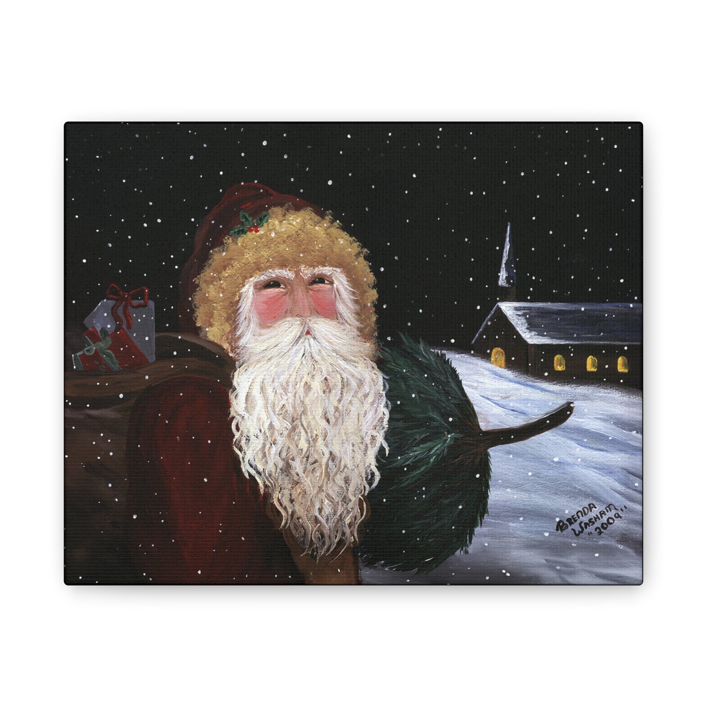 2009 Santa with Church
