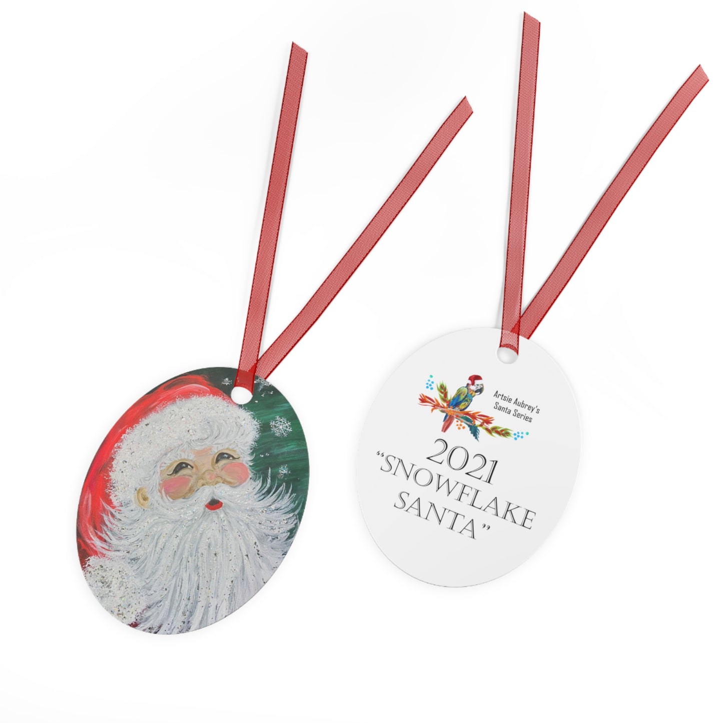 2021 SNOWFLAKE SANTA (Christmas Ornament)