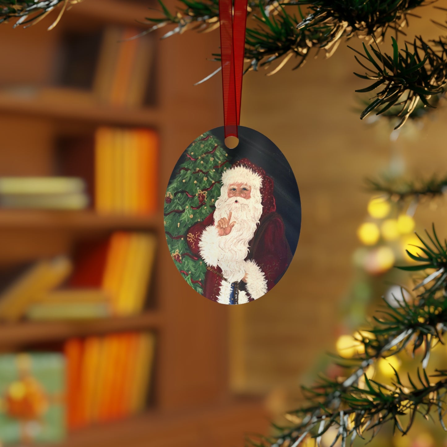 2013 SHSSSSSSS SANTA (Christmas Ornament)