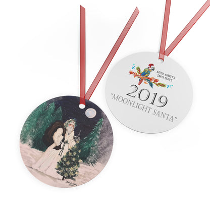 2019 MOONLIGHT SANTA (Christmas Ornament)
