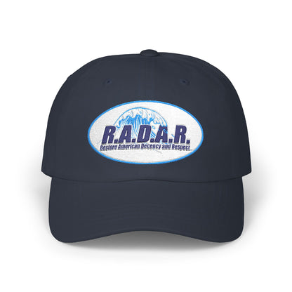 R.A.D.A.R. Logo Classic Dad Cap — Vintage Distressed Baseball Hat