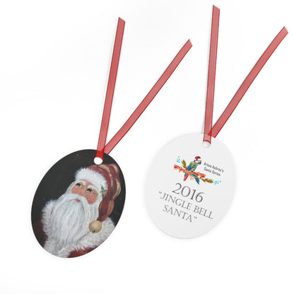 2016 JINGLE BELL SANTA (Christmas Ornament)