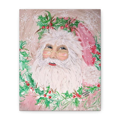 2024 PINK SANTA (Print on Canvas)