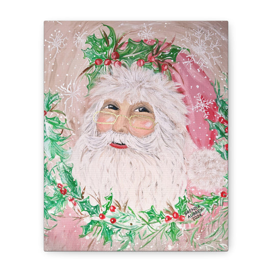 2024 PINK SANTA (Print on Canvas)