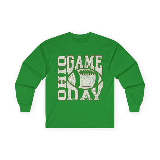 Ohio Game Day Long Sleeve Tee | Perfect for Tailgating