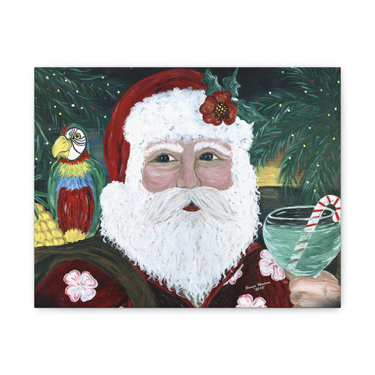 2010 TROPICAL SANTA (Canvas Print)