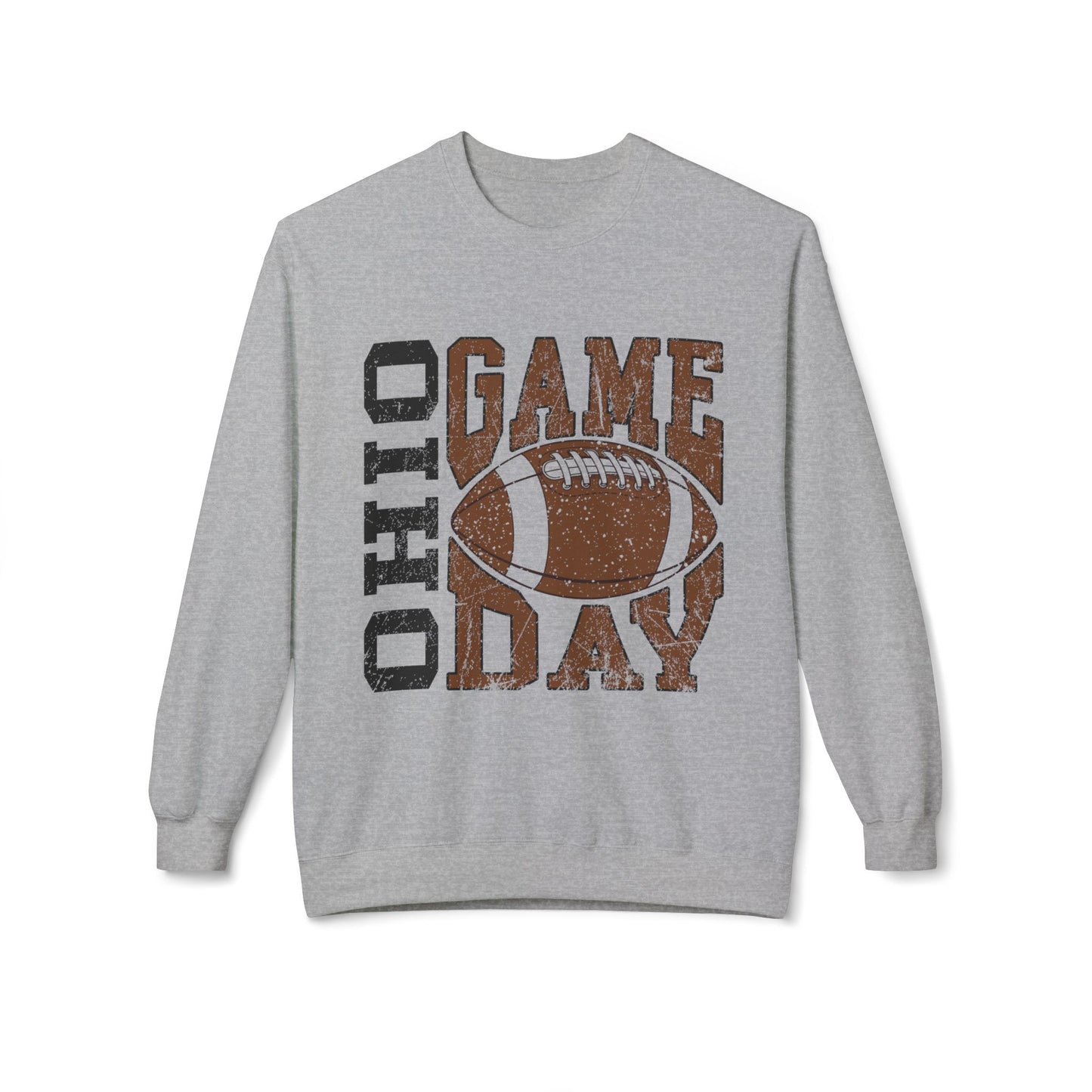 Ohio Game Day Sweatshirt, Unisex Crewneck Fleece