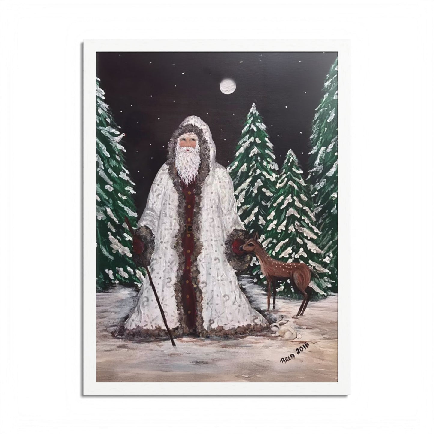 2016 SANTA WITH FAWN