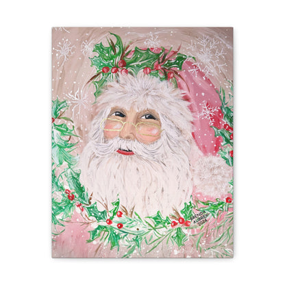 2024 PINK SANTA (Print on Canvas)