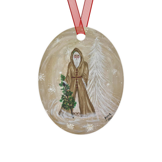 2020 SANTA IN SNOW (Christmas Ornament)