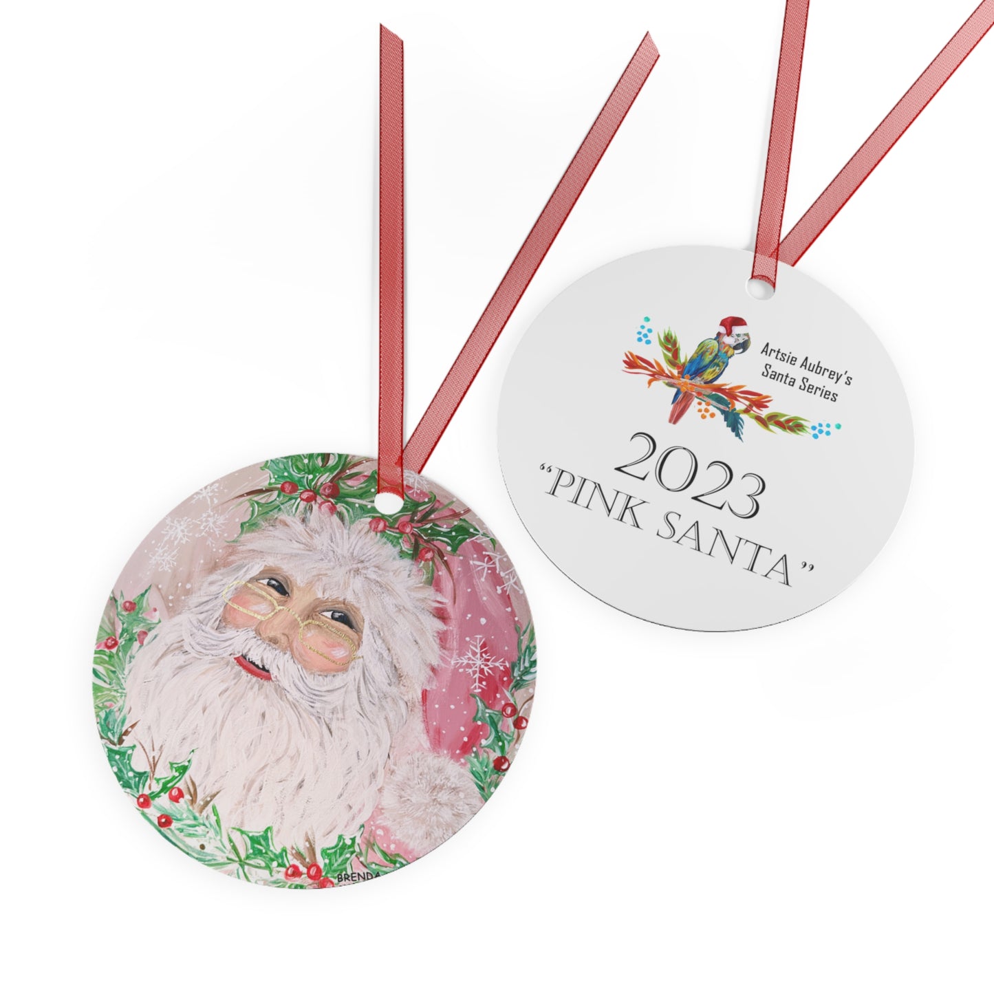 2024 PINK SANTA (Christmas Ornament)