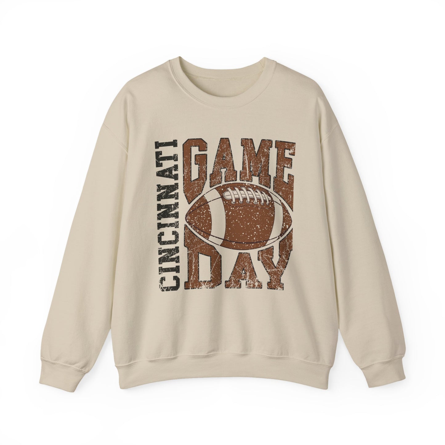 Cincinnati Game Day Sweatshirt, Unisex Crewneck