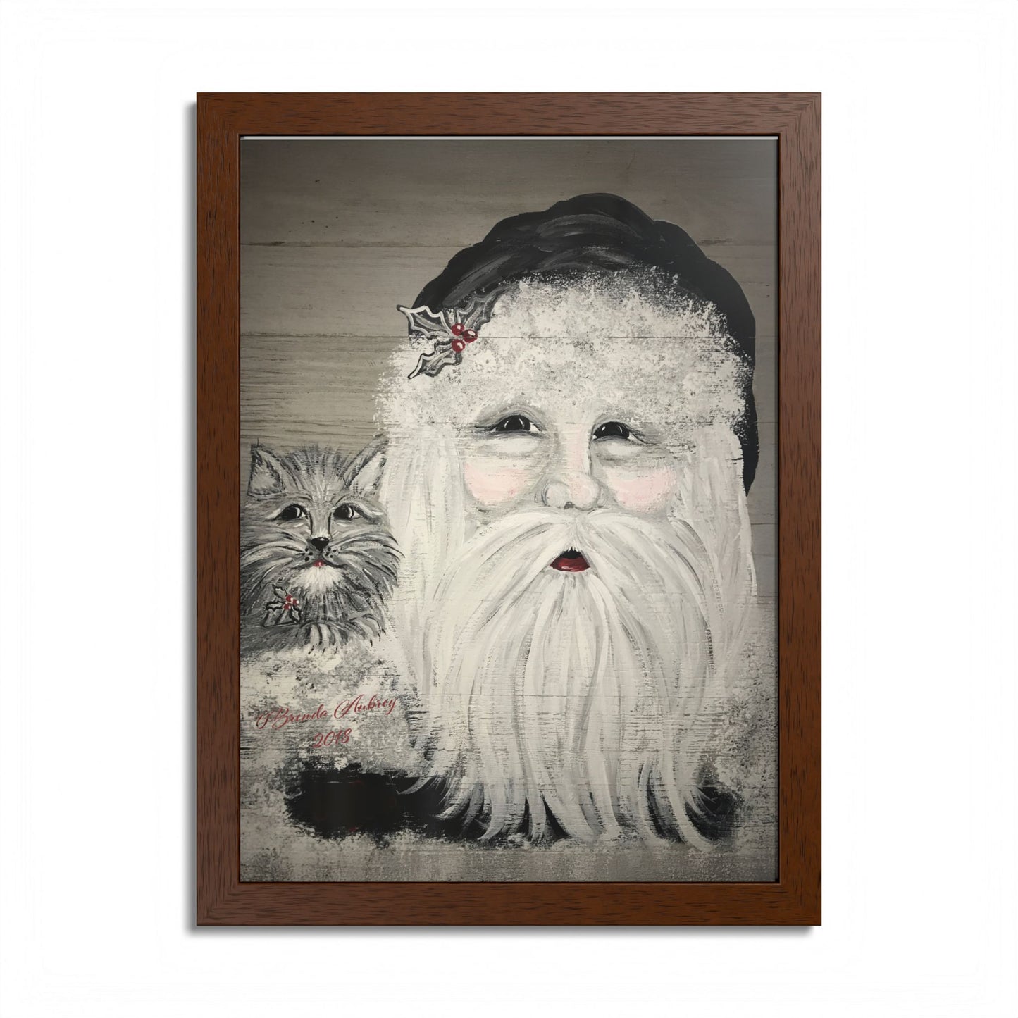 2018 SANTA AND HIS LITTLE FRIEND (Ceramic Mug)