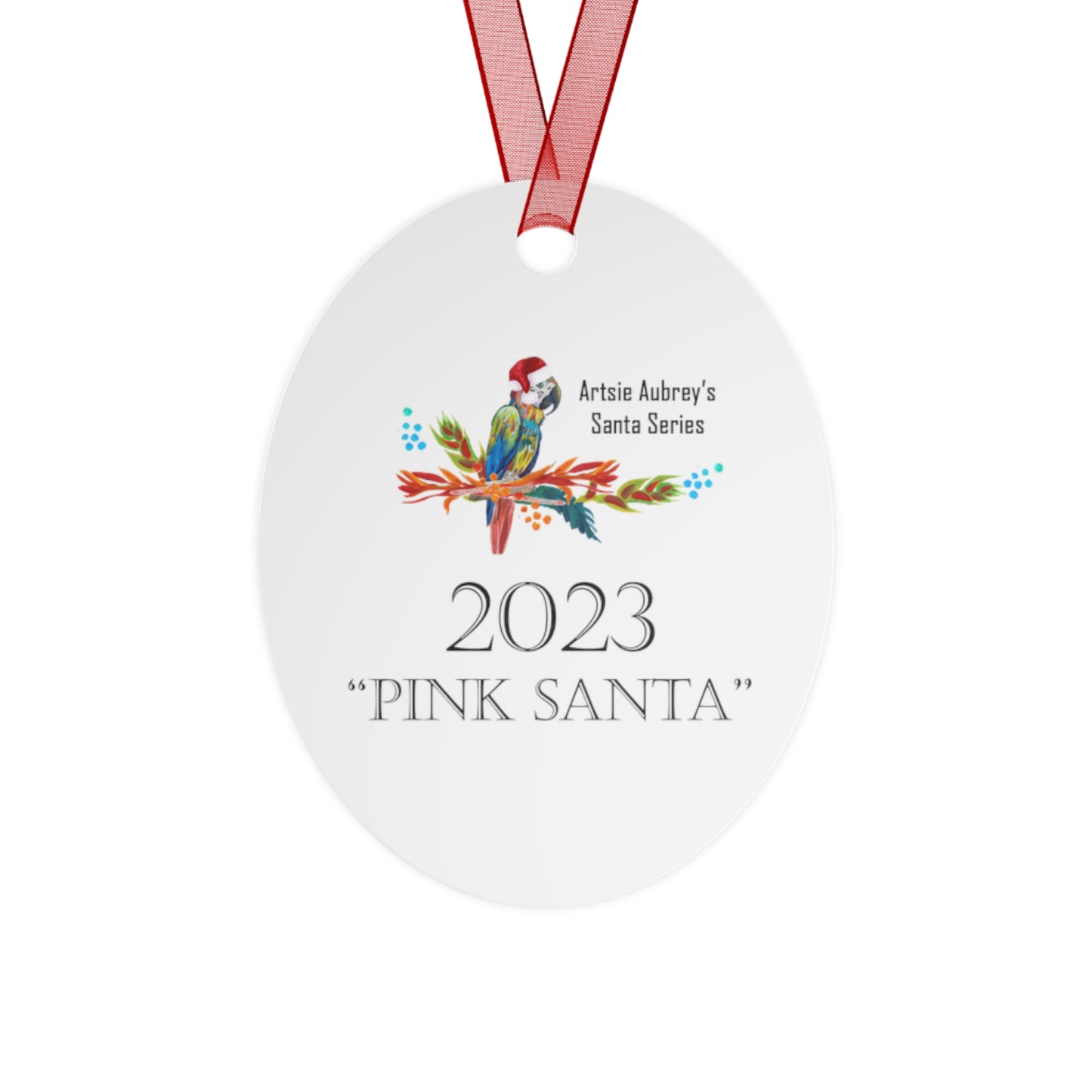 2024 PINK SANTA (Christmas Ornament)