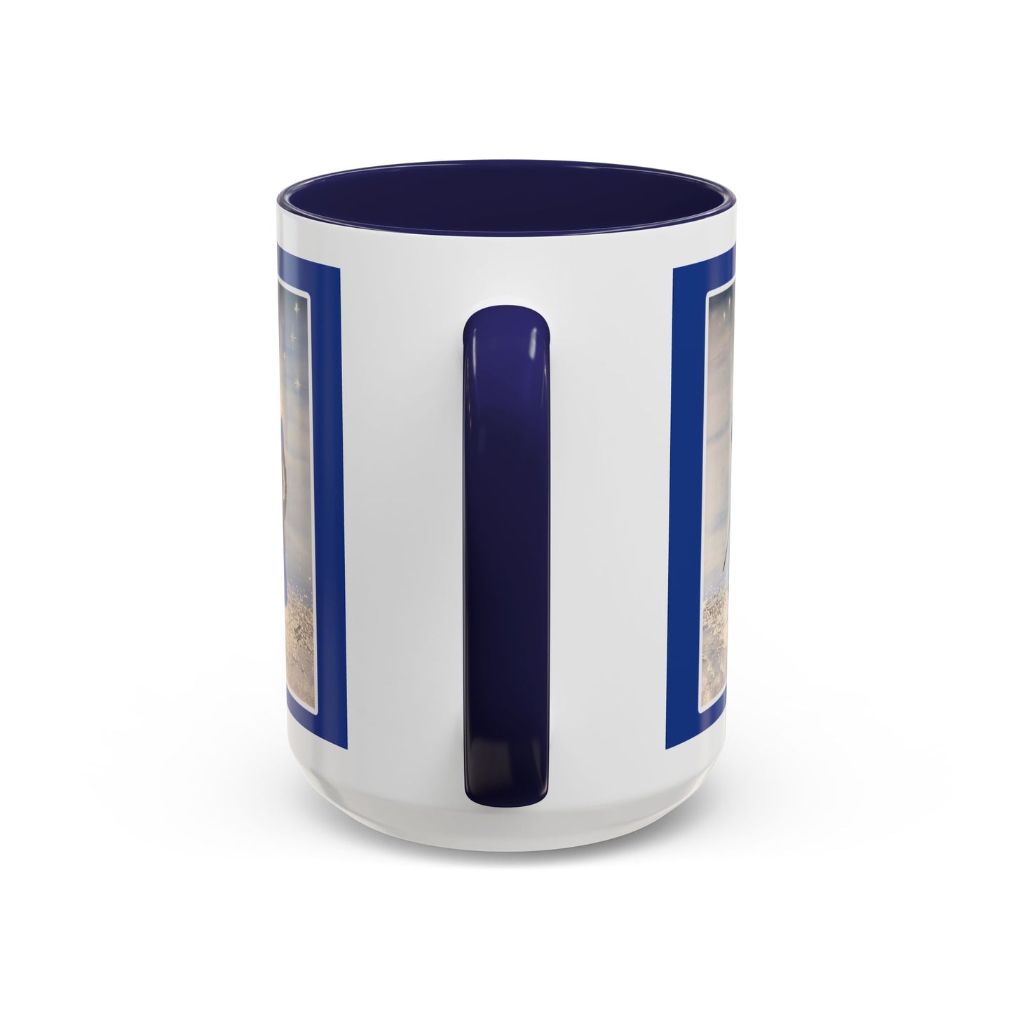 2015 BLUE SANTA (Ceramic Mug)