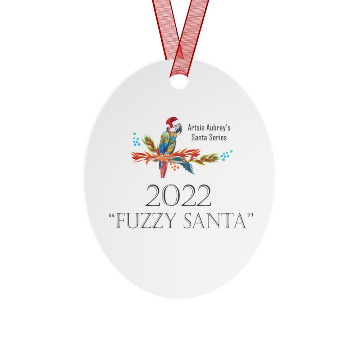 2022 FUZZY SANTA (Christmas Ornament)