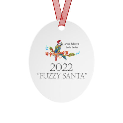2022 FUZZY SANTA (Christmas Ornament)