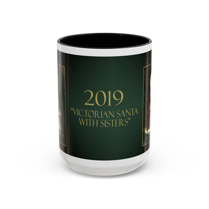 2010 VICTORIAN SANTA WITH SISTERS (Ceramic Mug)