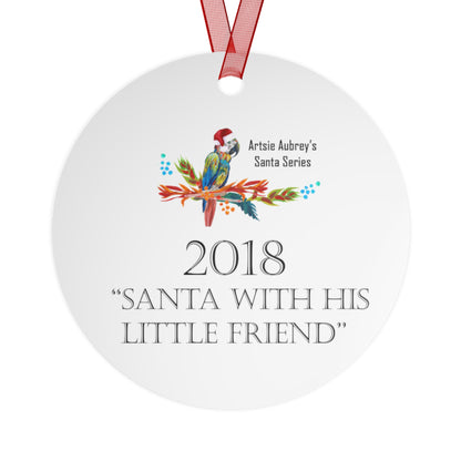 2018 SANTA WITH HIS LITTLE FRIEND