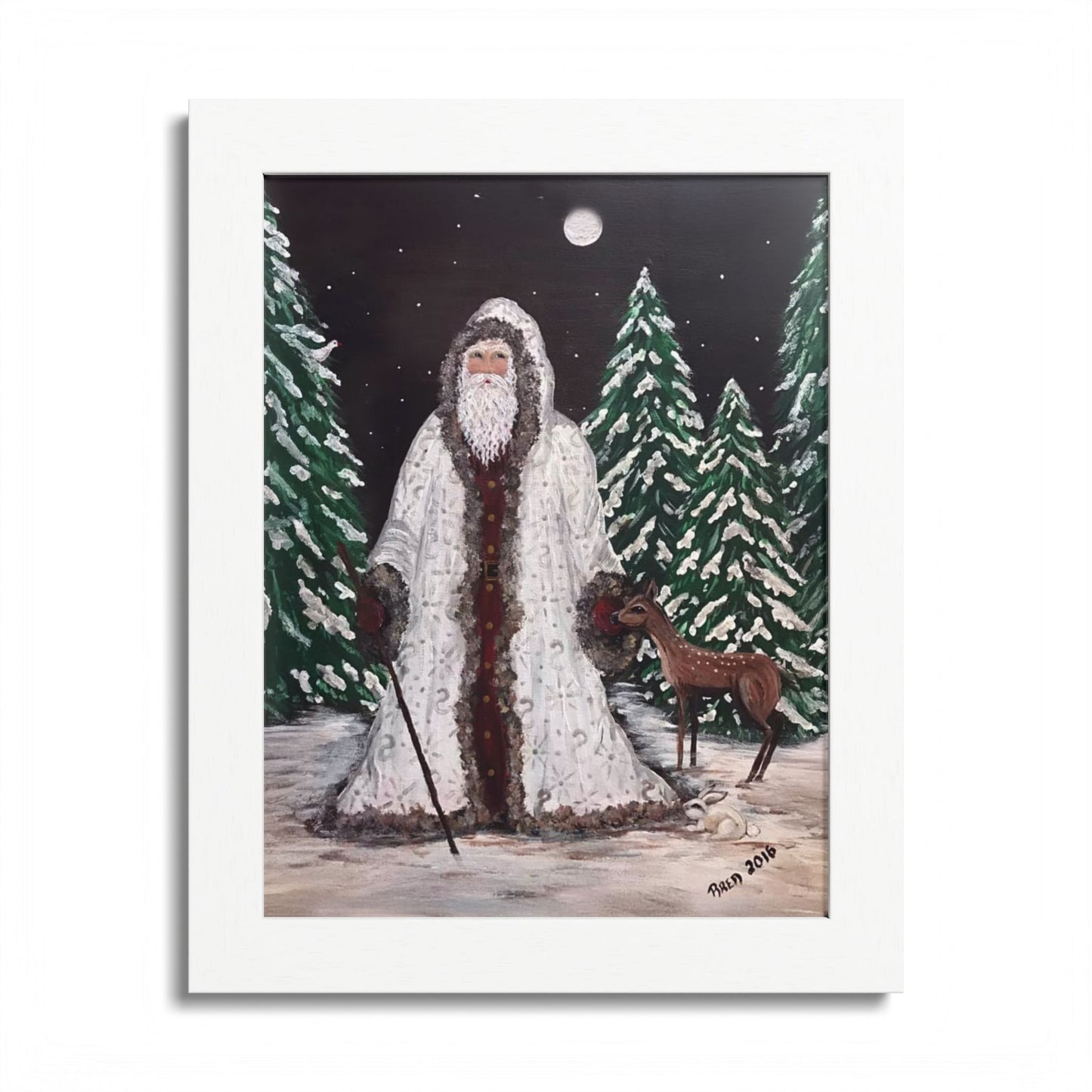 2016 SANTA WITH FAWN